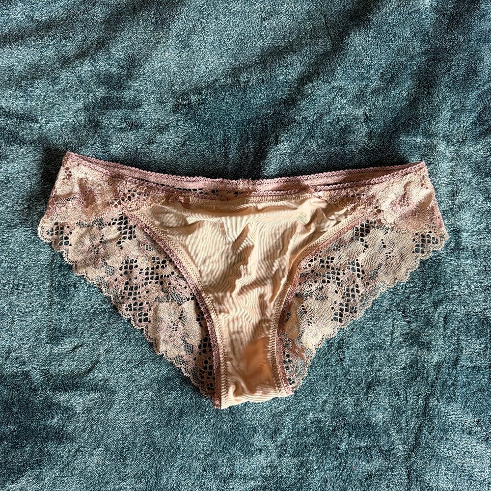 NWT Adore Me Kendil Floral Lace Cheeky Panty Size Medium